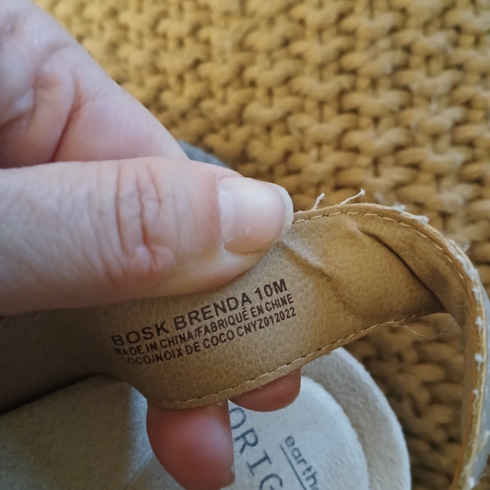 Earth Origins Bosk Brenda Coco Sandal S9ze 10 - Picture 6 of 7